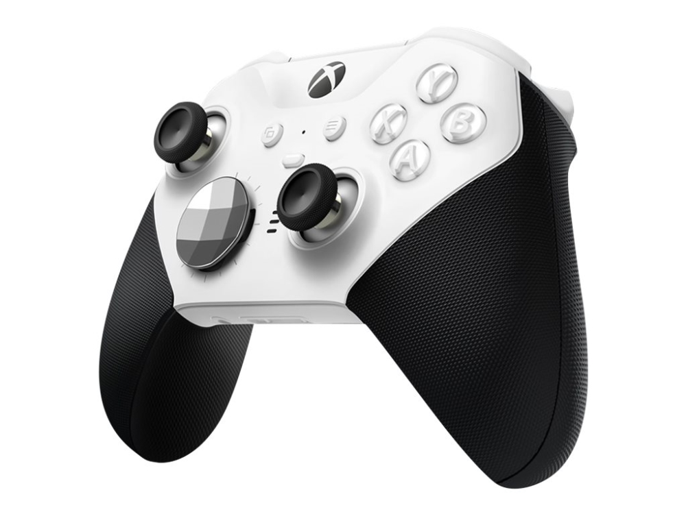 Xbox Elite Wireless Controller Series 2   Core   Gamepad   Trådløs   Bluetooth   Hvid   For Pc,   Xbox Series S,   Xbox Ser fra Microsoft