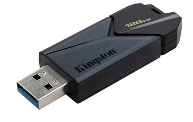 Kingston | Datatraveler Exodia Onyx   Usb Flashdrive   128 Gb   Usb 3.2 Gen 1 fra Kingston Technology