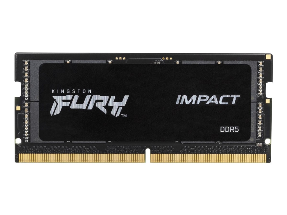 Kingston Fury Impact   Ddr5   Sæt   64 Gb: 2 X 32 Gb   So Dimm 262 Pin   5600 Mhz   Pc5 44800   Cl40   1.1 V   Ikke Bufferet   On Die Ecc fra Kingston Technology