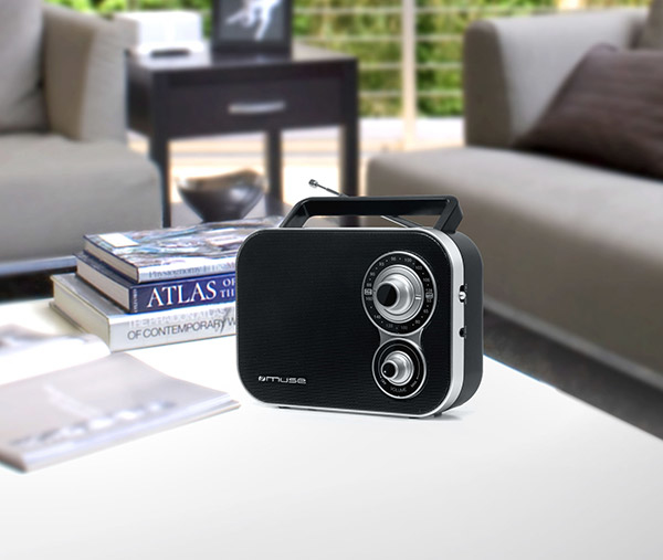 M 051 R, Bærbar, Digital, Fm, Mw, Sort, Dreje, 1,5 V fra Muse