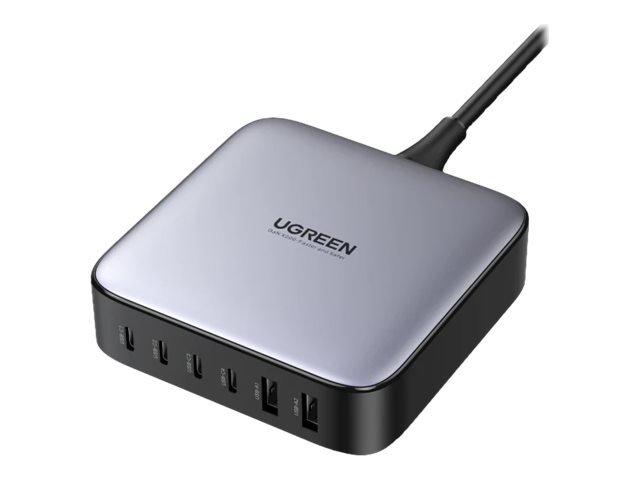 Nexode Strømforsyningsadapter 200 Watt 6 Output Stikforbindelser (2 X Usb, 4 X Usb C) fra Ugreen