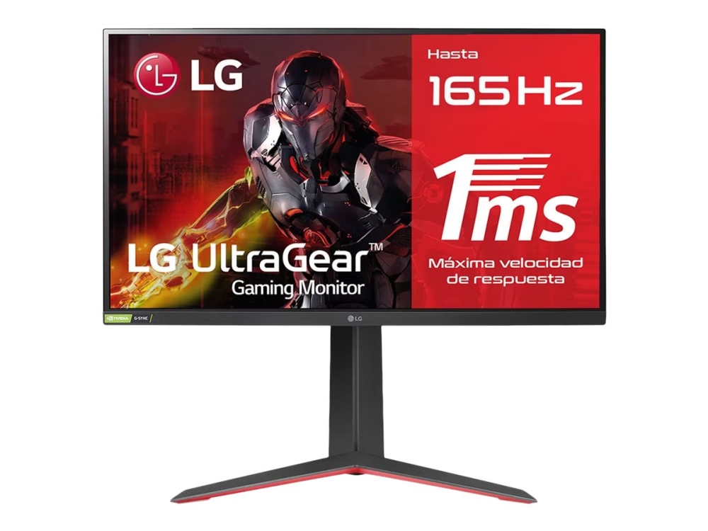 Lg Ultragear 27gp850p B   Gaming Series   Led Skærm   Gaming   27"   2560 X 1440 Qhd @ 165 Hz   Nano Ips   400 Cd M²   1000:1   Displayhdr 400   1 Ms fra Lg Electronics
