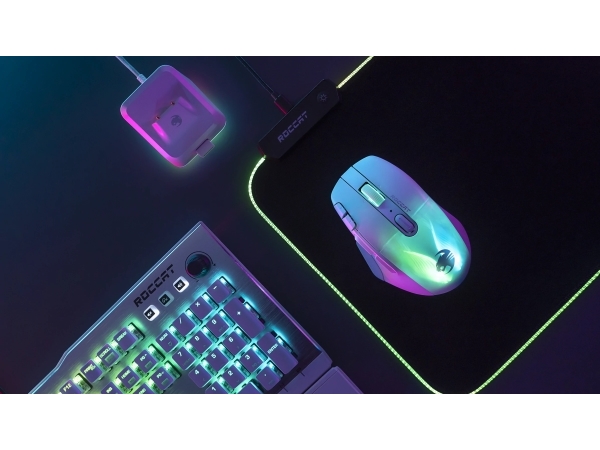 Kone Xp Air, Højre Hånd, Optisk, Rf Wireless + Bluetooth + Usb Type A, 19000 Dpi, Sort fra Roccat