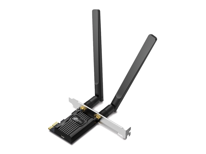 Tp Link Archer Tx20e, Intern, Trådløs, Pci Express, Wlan   Bluetooth, 1800 Mbit S, Sort fra Tp-link
