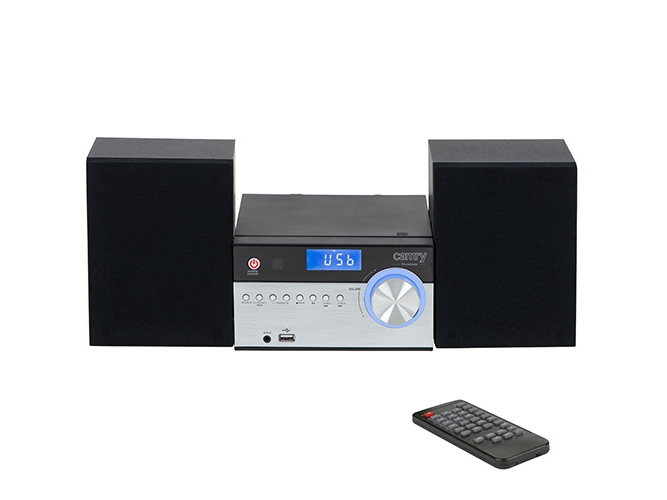 Premium Cr 1173, Analog & Digital, Am,fm, Afspiller, Cd Rom, 10 W, Sort, Sølv fra Camry