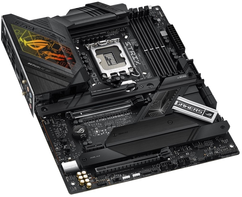 Rog Strix Z790 H Gaming Wifi   Bundkort   Atx   Lga1700 Sokkel   Z790 Chipset   Usb C 3.2 Gen 2x2, Usb C 3.2 Gen2, Usb 3.2 Gen 2, Usb 3.2 Gen 1 fra Asus