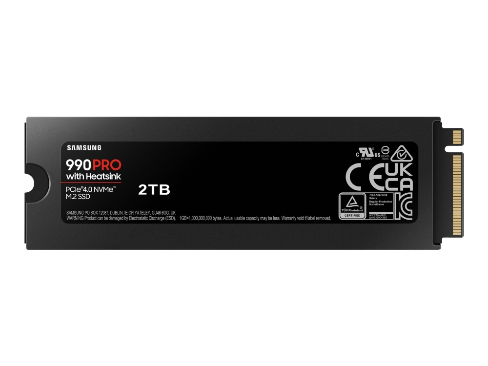 990 Pro Mz V9p2t0gw   Ssd   Krypteret   2 Tb   Intern   M.2 2280   Pcie 4.0 X4 (nvme)   256 Bit Aes   Tcg Opal Encryption 2.0   Integreret Kø fra Samsung