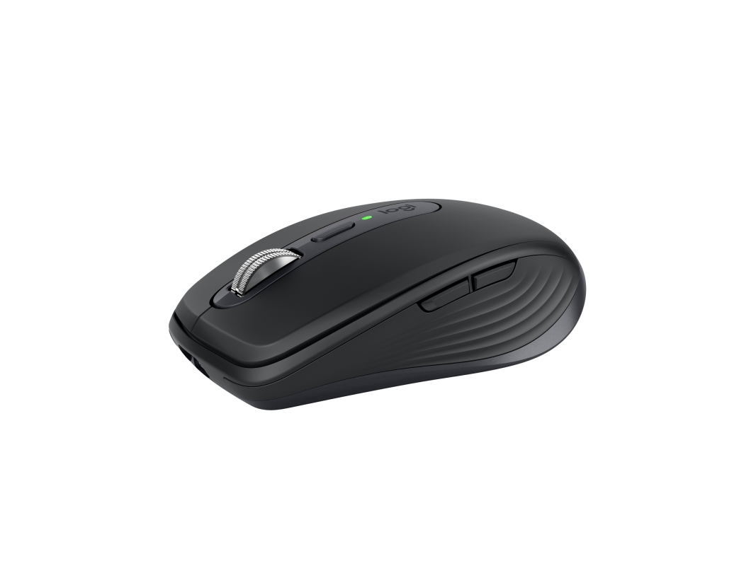 ® | Mx Anywhere 3s   Mus   Laser   6 Knapper   Trådløs   Bluetooth, 2.4 Ghz   Trådløs Modtager   Graphite fra Logitech
