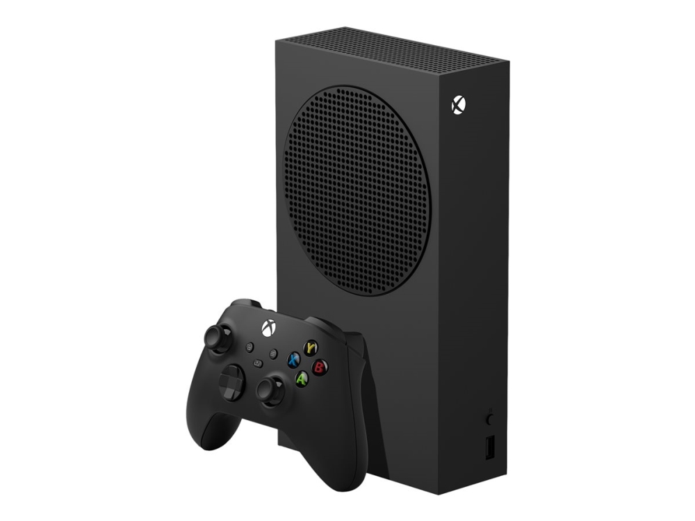 Xbox Series S   Spilkonsol   Qhd   Hdr   1 Tb Ssd   Carbon Sort fra Microsoft