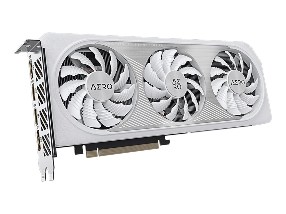 Gigabyte Geforce Rtx 4060 Aero Oc 8g   Grafikkort   Geforce Rtx 4060   8 Gb Gddr6   Pcie 4.0   2 X Displayport, 2 X Hdmi fra Gigabyte Technology