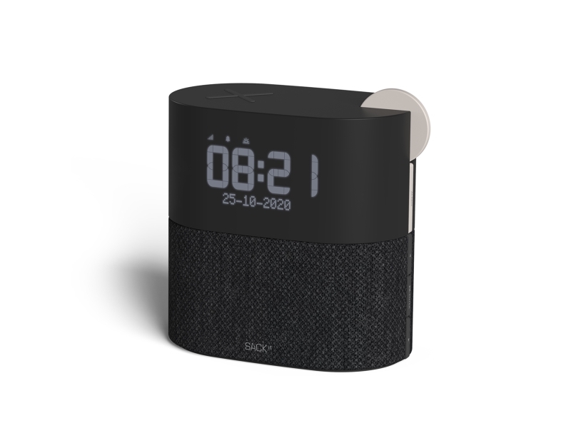 Sackit 60750, Ur, Analog & Digital, Dab+, Mf, 87,5   108 Mhz, 174.928   239.2 Mhz, Lcd fra Sack It