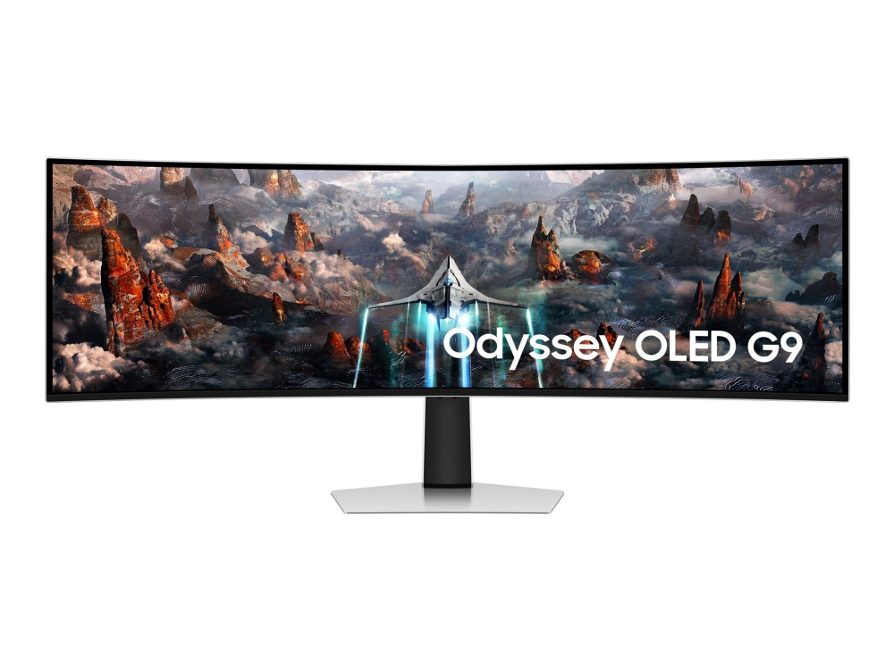 Odyssey Oled G9 S49cg934su   G93sc Series   Oled Monitor   Gaming   Kurvet   49"   5120 X 1440 Dual Quad Hd @ 240 Hz   250 Cd M²   1000000:1 fra Samsung