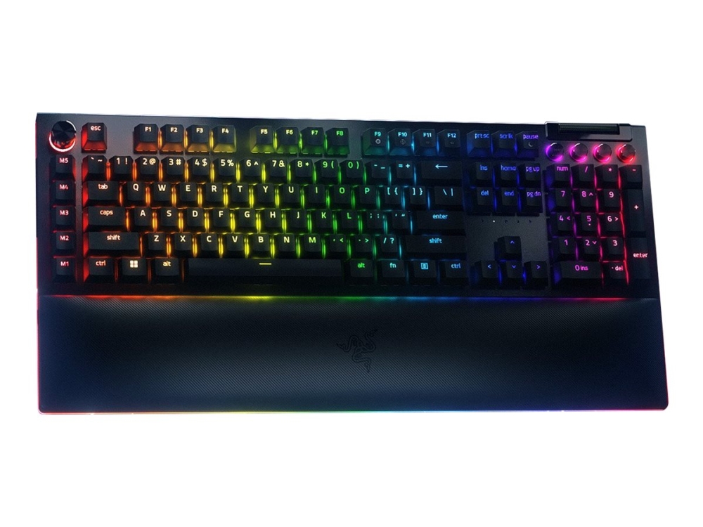 Blackwidow V4 Pro   Tastatur   Backlit   Usb   Qwerty   Usa   Tastkontakt:   Yellow fra Razer