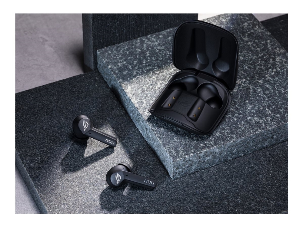 Rog Cetra True Wireless   ægte Trådløse øretelefoner Med Mik.   I øret   Bluetooth   Aktiv Støjfjerning   Sort fra Asus