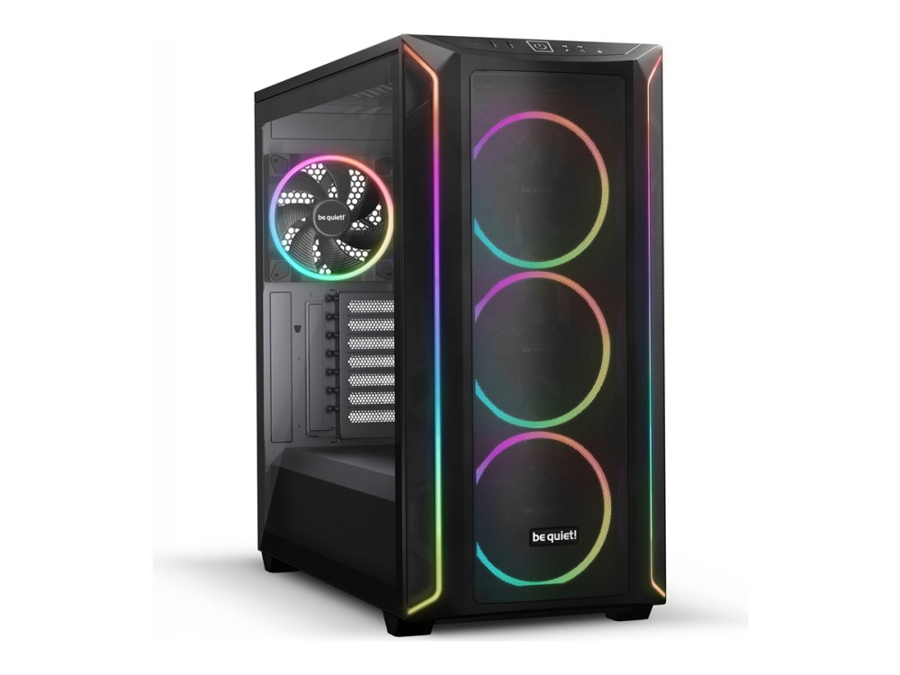 Be Quiet! Shadow Base 800 Fx   Midi Tårn   Udvidet Atx   Sidepanel Med Vindue (hærdet Glas)   Ingen Strømforsyning (atx   Ps 2)   Sort   Usb Lyd fra Be-quiet
