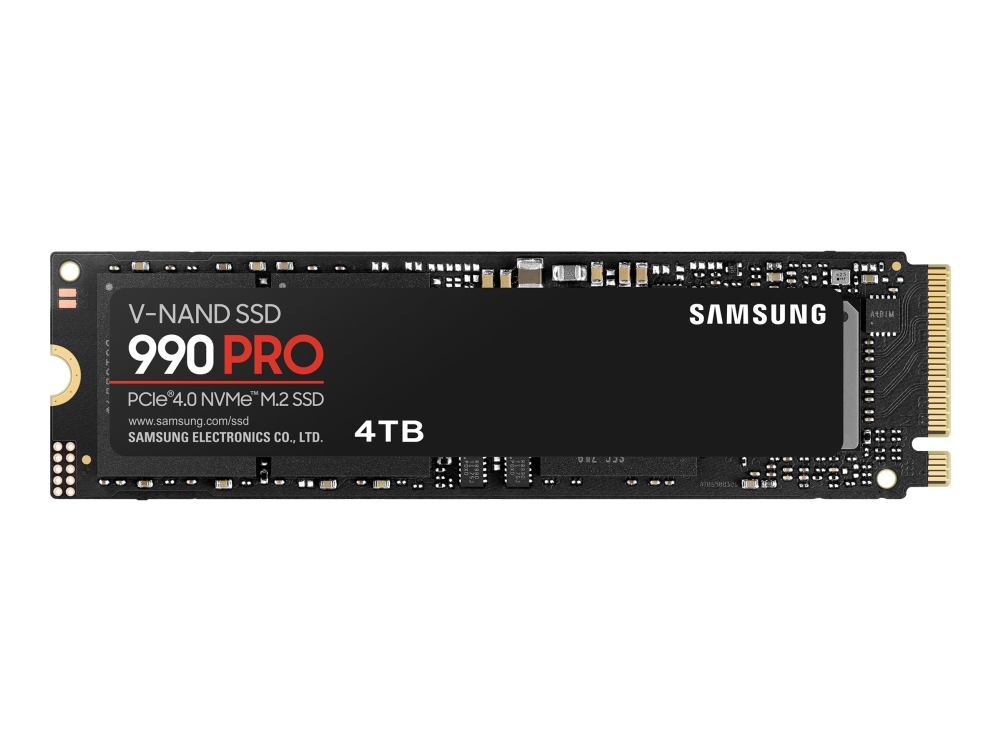 990 Pro Mz V9p4t0bw Ssd Krypteret 4 Tb Intern M.2 2280 Pcie 4.0 X4 (nvme) 256 Bit Aes Tcg Opal Encryption fra Samsung