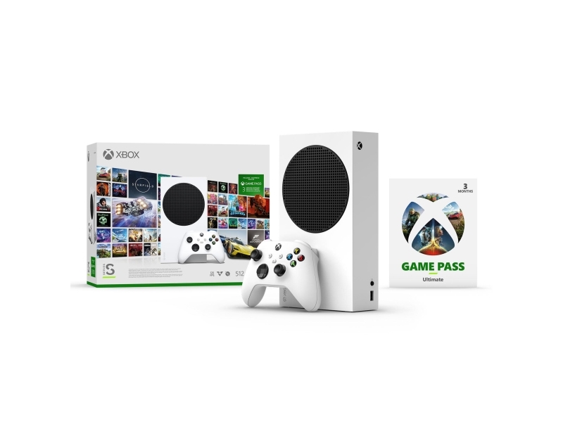 ® Xbox Series S (starter Bundle) | Spillekonsol   1440p@60fps   1080p@120fps   512gb Ssd Nvme   Wi Fi Lan   Hdmi® 2.1   Hvid | Inkl. 1 X Xbo fra Microsoft