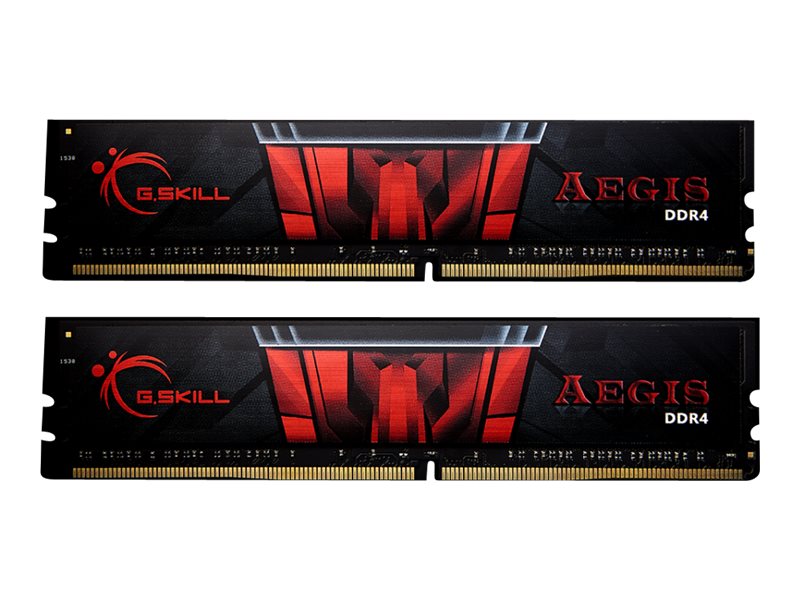 Aegis   Ddr4   Sæt   32 Gb: 2 X 16 Gb   Dimm 288 Pin   3200 Mhz   Pc4 25600   Cl16   1.35 V   Ikke Bufferet   Ikke Ecc fra G.skill