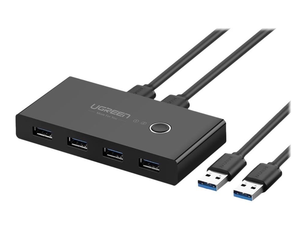Usb Sharing Switch Til Periferiudstyr 4 X Superspeed Usb 3.0 Desktop fra Ugreen