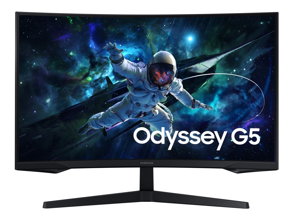 Odyssey G5 S32cg552eu   G55c Series   Led Skærm   Gaming   Kurvet   32"   2560 X 1440 Qhd @ 165 Hz   Va   300 Cd M²   2500:1   Hdr10   1 Ms   fra Samsung