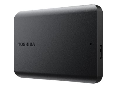 Canvio Basics   Harddisk   2 Tb   Ekstern (bærbar)   2.5"   Usb 3.2 Gen 1   Usb 2.0   Mat Sort fra Toshiba