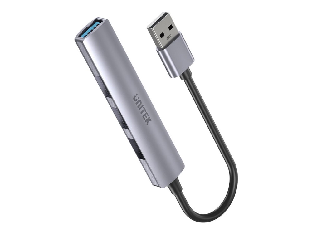 Hub   4 I 1 Usb A   1 X Superspeed Usb 3.0 + 3 X Usb 2.0   Desktop fra Unitek