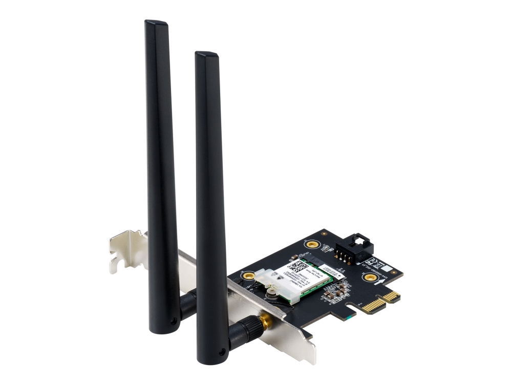 Pce Axe5400   Netværksadapter   Pcie   Bluetooth 5.2, Wi Fi 6e fra Asus