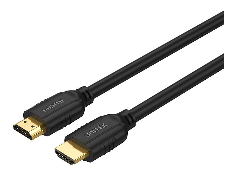 High Speed   Hdmi Kabel   Hdmi Han Til Hdmi Han   3 M   Sort   4k60 Hz (3840 X 2160) Support, Strenget fra Unitek