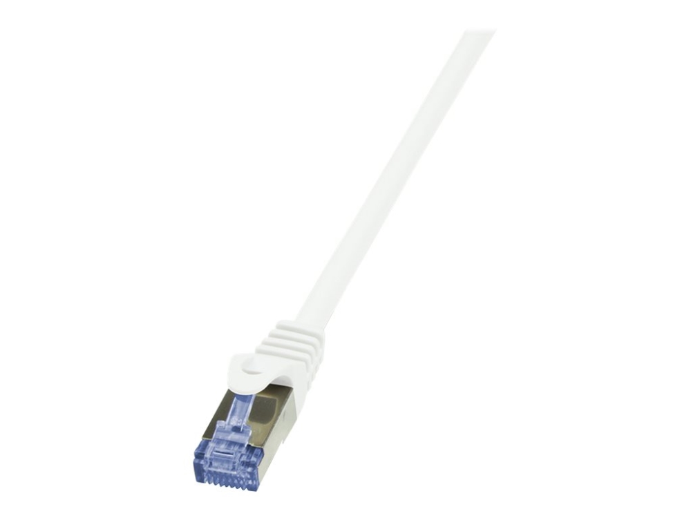 Logilink Primeline   Patchkabel   Rj 45 (han) Til Rj 45 (han)   5 M   Sftp, Pimf   Cat 7   Halogenfri, Formstøbt, Knudefri   Hvid fra 2direct