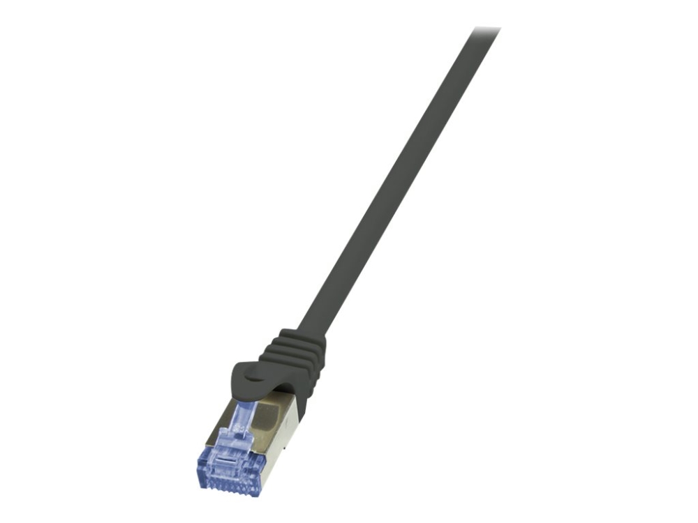 Logilink Primeline   Patchkabel   Rj 45 (han) Til Rj 45 (han)   10 M   Sftp, Pimf   Cat 7   Halogenfri, Formet, Knastfri   Sort fra 2direct