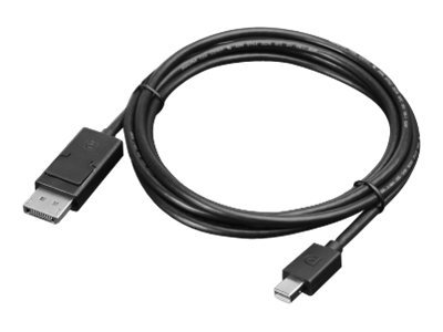 Displayport Kabel   Mini Displayport (han) Til Displayport (han)   2 M   For Thinkcentre M75t Gen 2  Thinkpad P51  Thinkstation P330 Gen 2 fra Lenovo