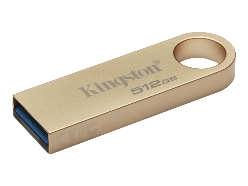 Kingston Datatraveler Se9 G3   Usb Flashdrive   512 Gb   Usb 3.2 Gen 1   Guld fra Kingston Technology
