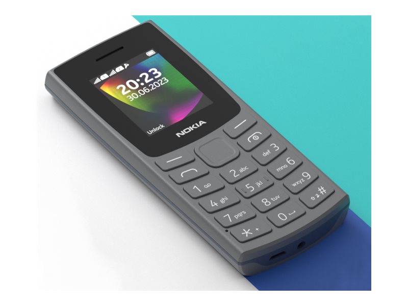 105 (2023)   Funktionstelefon   Dual Sim   Brunsort fra Nokia