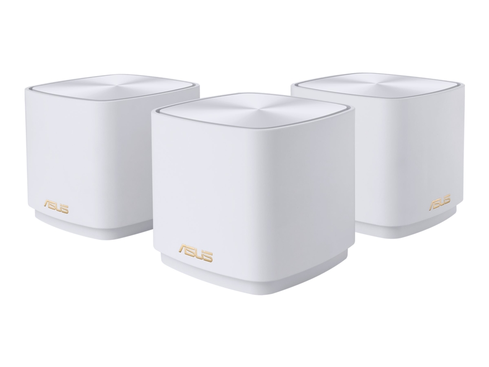 Zenwifi Xd5   Wi Fi System   (3 Routere)   Op Til 5000 Sq.ft   Mesh 1gbe   Wi Fi 6   Dual Band fra Asus