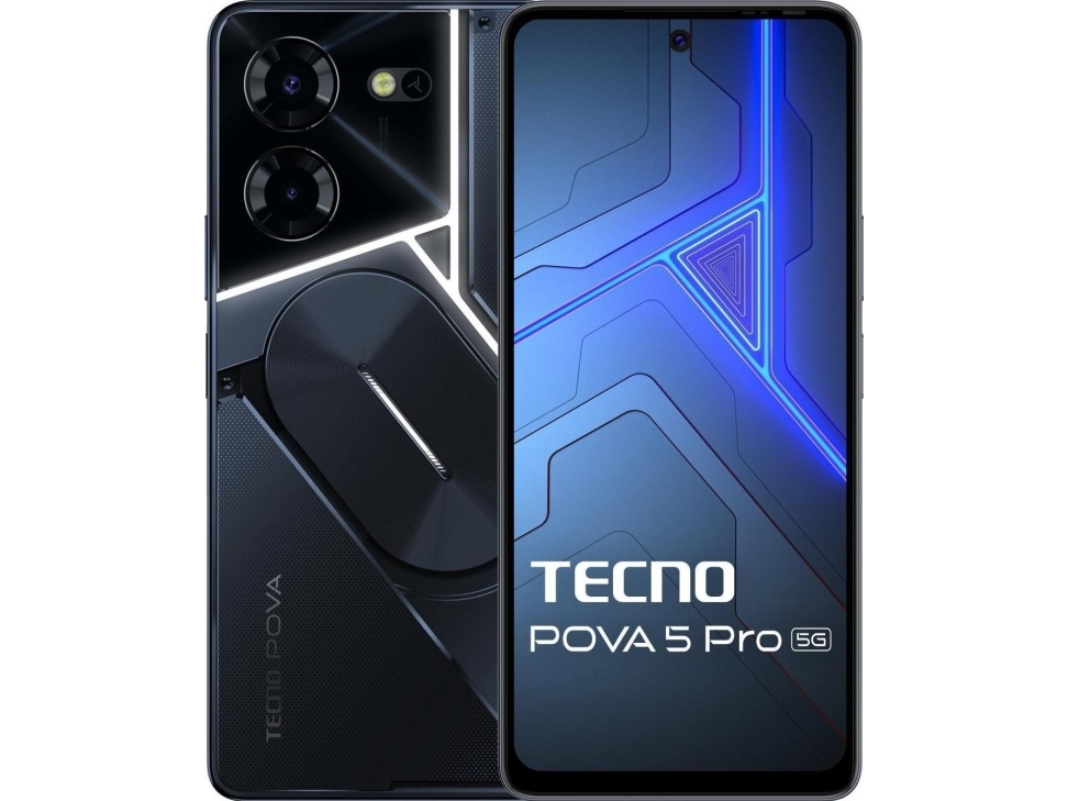 Mobile Pova 5 Pro 5g, 8 Gb, 256 Gb Juoda fra Tecno