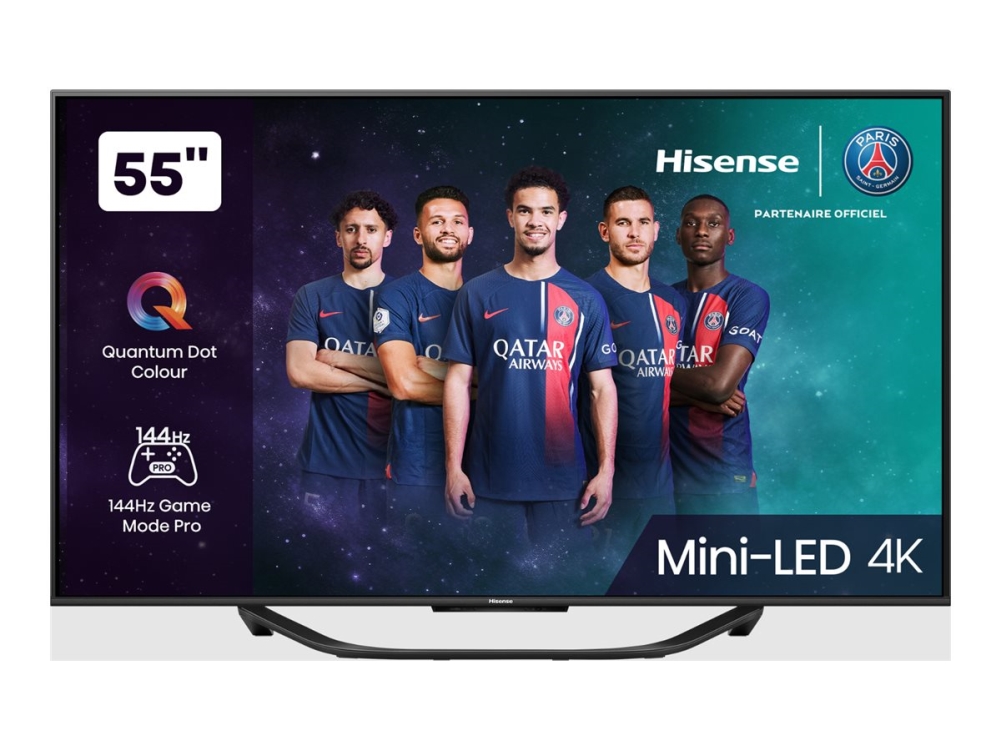 55u7kq   55" Diagonal Klasse U7kq Series Led Bagbelyst Lcd Tv   Qled   Smart Tv   Vidaa   4k Uhd (2160p) 3840 X 2160   Hdr   Mini Led, Quantu fra Hisense