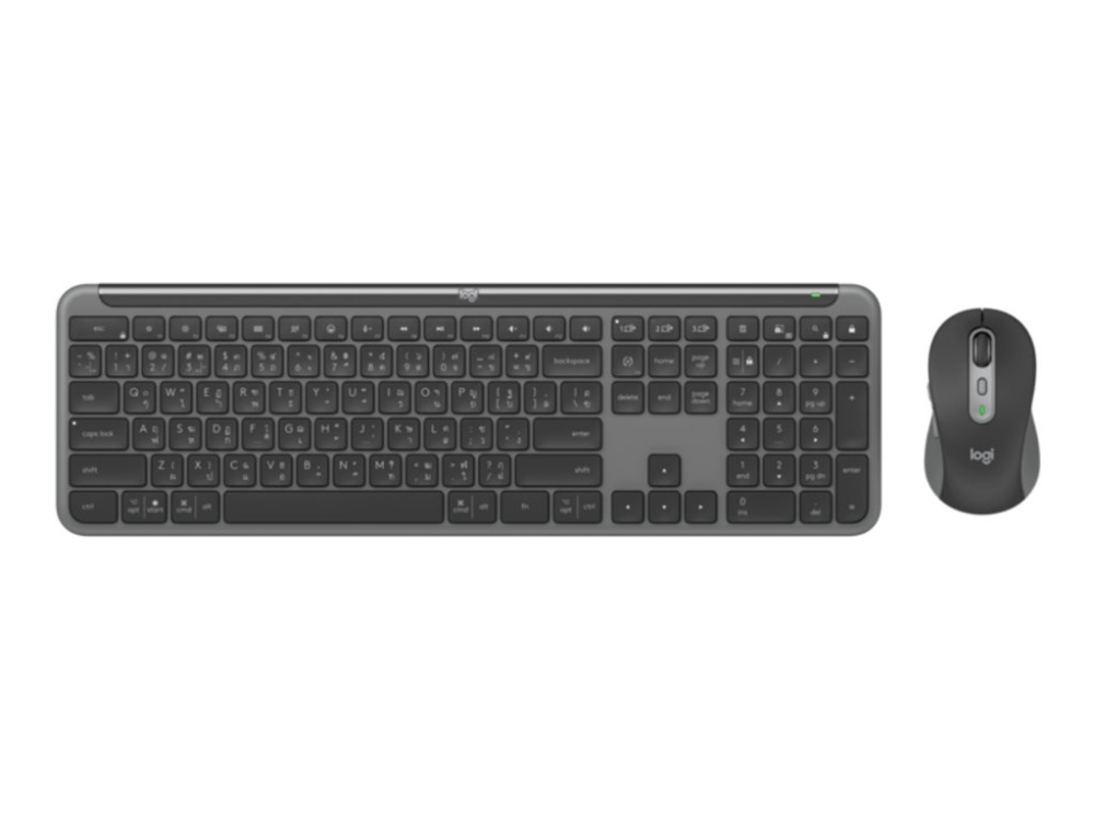 Signature Slim Combo Mk950 For Business   Sæt Med Mus Og Tastatur   Trådløs   Bluetooth 5.1 Le   Qwerty   Nordisk   Grafit fra Logitech