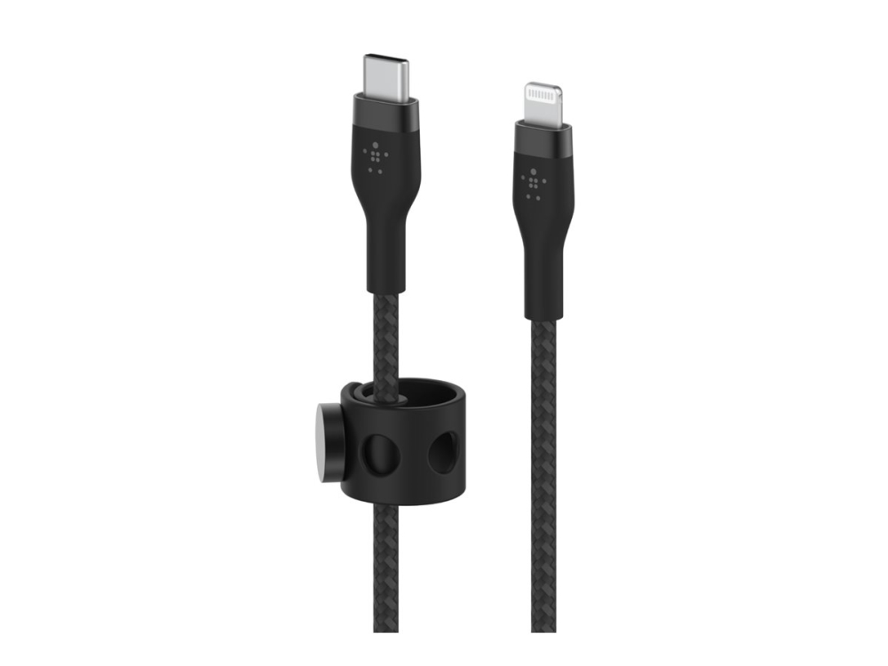 Belkin Boost Charge   Lightning Kabel   24 Pin Usb C Han Til Lightning Han   2 M   Sort fra Belkin Components