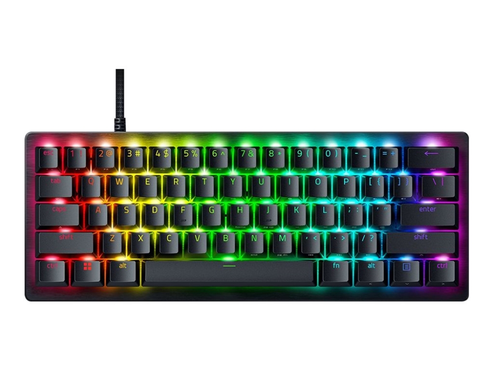 Huntsman V3 Pro   Tastatur   60%   Mini   Backlit   Usb   Qwerty   Usa   Tastkontakt:   Analog Optical Switches (gen 2) fra Razer