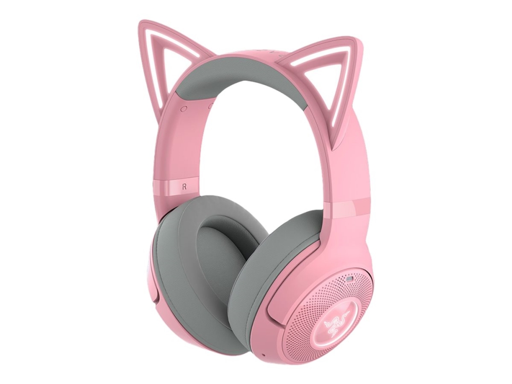 Kraken Kitty V2 Bt   Headset   Fuld Størrelse   Bluetooth   Trådløs   Støjisolerende fra Razer