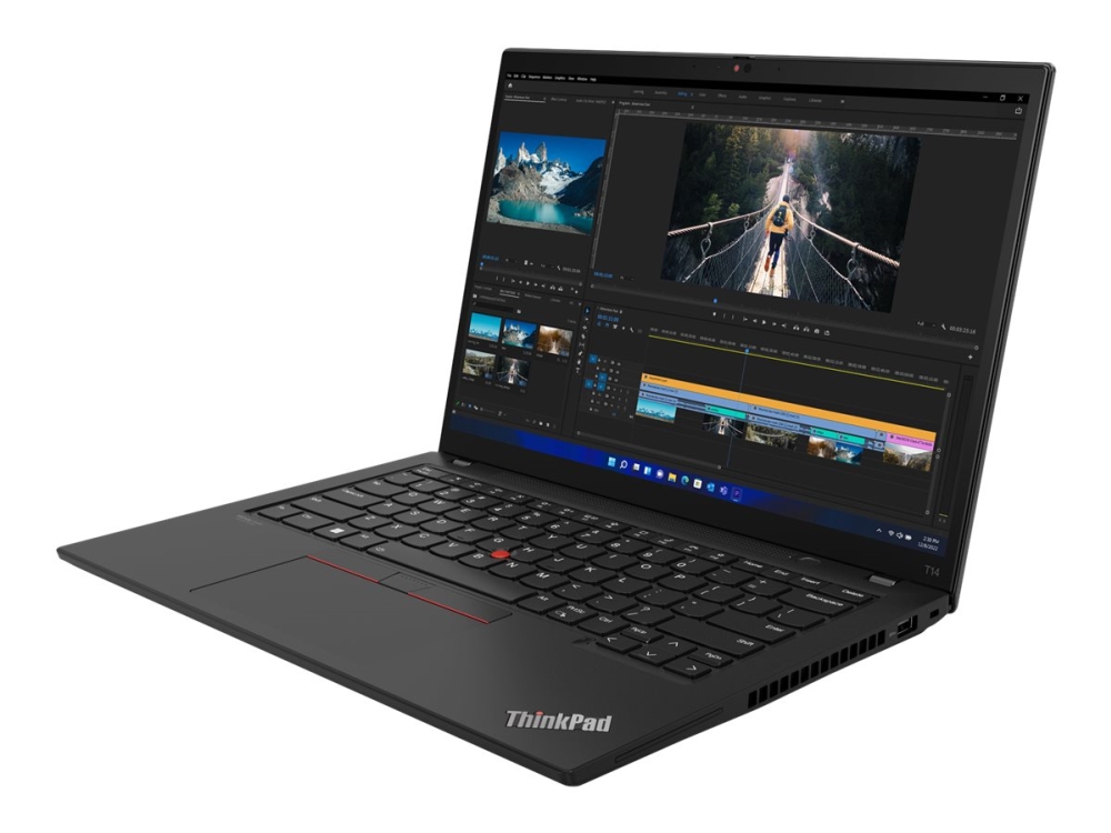 Thinkpad T14 Gen 3 21ah   180° Hængselsdesign   Intel Core I5   1235u   Op Til 4.4 Ghz   Win 11 Pro   Intel Iris Xe Graphics   16 Gb Ram   256 fra Lenovo