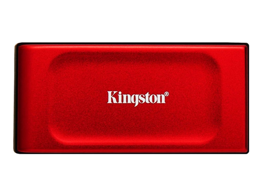 Kingston Xs1000   Ssd   2 Tb   Ekstern (bærbar)   Usb 3.2 Gen 2 (usb C Stikforbindelse)   Rød fra Kingston Technology