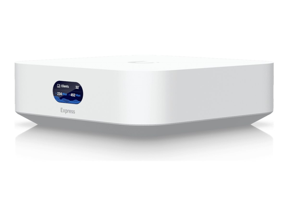 Unifi Express, Wi Fi 6 (802.11ax), Dual Band (2,4 Ghz 5 Ghz), Ethernet Lan, Hvid, Bordplade Router fra Ubiquiti