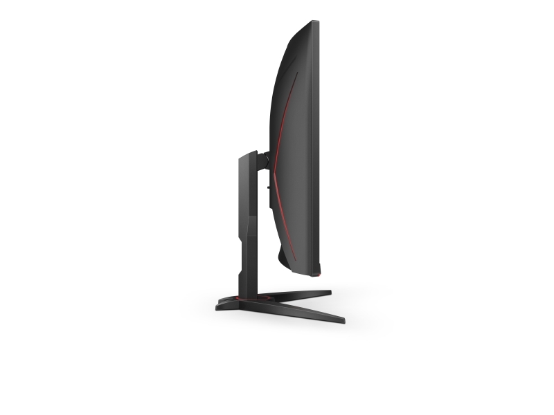 | Gaming C32g2ze Bk   Led Skærm   Curved   31.5" (1920 X 1080)   @240hz   Va Panel   1ms | Sort Rød fra Aoc