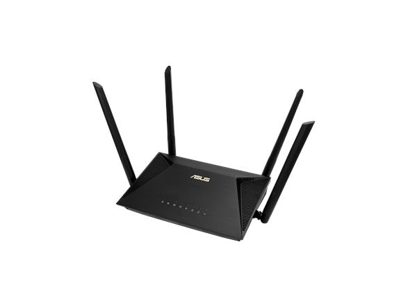 Rt Ax53u   Trådløs Router 3 Port Switch   1gbe   Wi Fi 6   Dual Band fra Asus