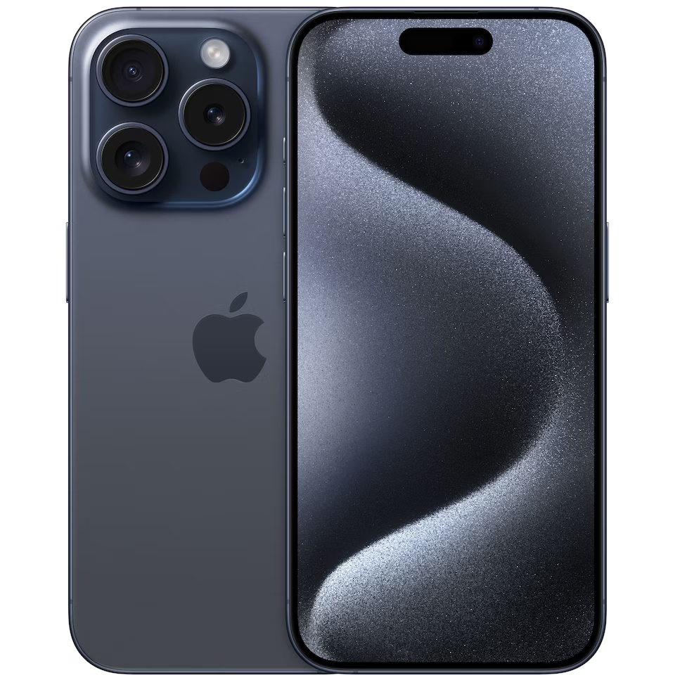 | Iphone 15 Pro   5g Smartphone   128gb   Blåt Titanium fra Apple