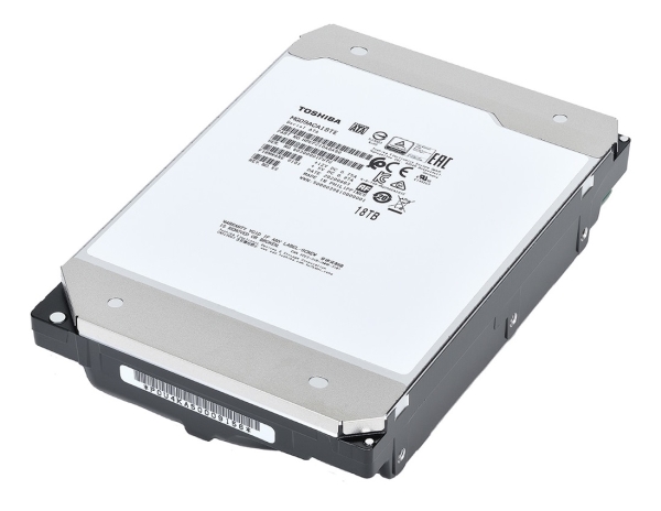 Mg09 Series Mg09aca18te   Harddisk   18 Tb   Intern   3.5"   Sata 6gb S   7200 Rpm   Buffer: 512 Mb fra Toshiba