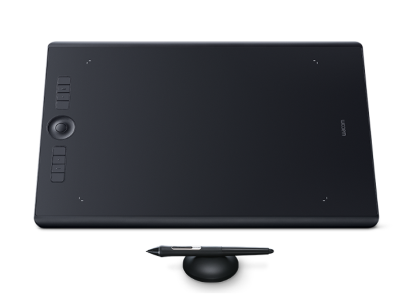 Intuos Pro Large   Digitizer   Højre  Og Venstrehåndet   43 Cm X 28.7 Cm X 0.8 Cm   Multi Touch   Elektromagnetisk   8 Knapper   Trådløs, Kabli fra Wacom