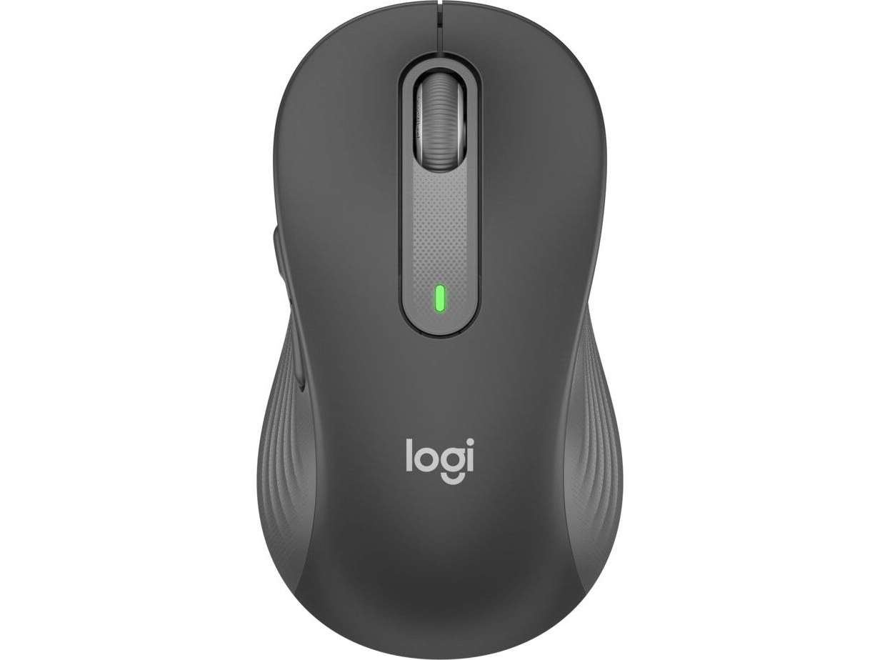 ® | Signature M650 L   Mus   Stor Størrelse   Optisk   5 Knapper   Trådløs   Bluetooth, 2.4 Ghz     Logi Bolt Usb Modtager   Grafit fra Logitech