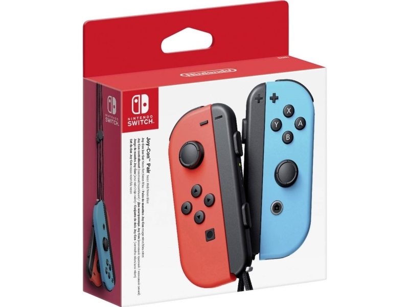 | Joy Con (venstre & Højre)  Gamepad   Trådløs   Rød   Blå (sæt)   For:   Switch fra Nintendo